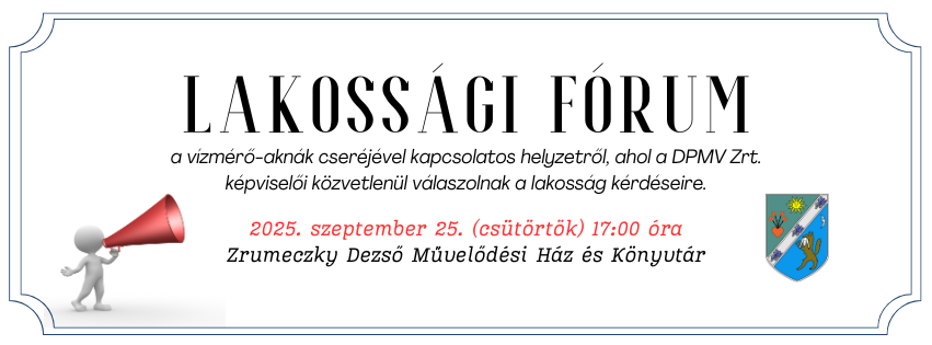 Lakossági fórum